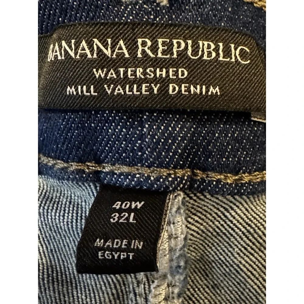 Banana Republic Jeans Men 40x32 Dark Wash Stretch‎ Denim NWT
